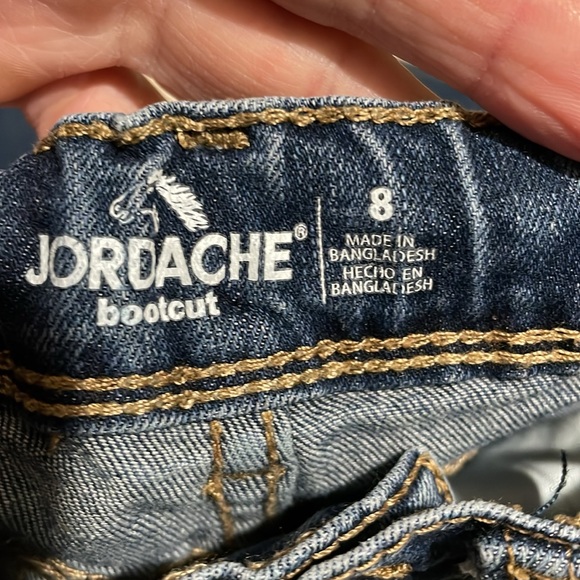 Jordache boot cut girls size 8 jeans - Picture 3 of 4